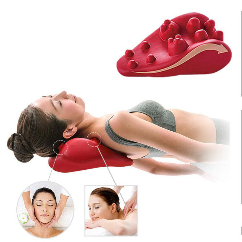 Lumbar acupressure point shoulder and neck massage cushion