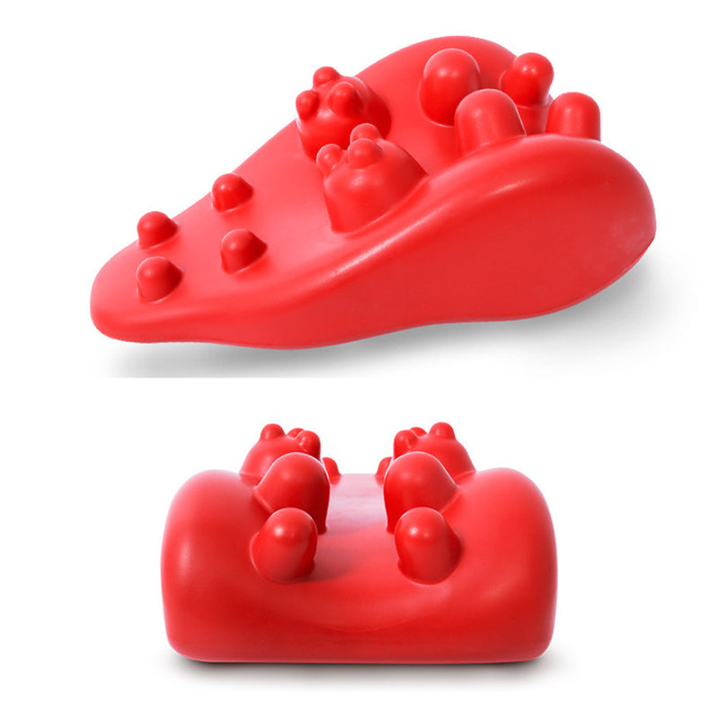 Lumbar acupressure point shoulder and neck massage cushion