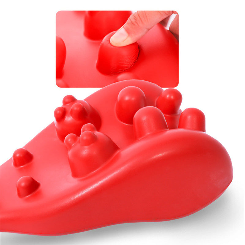 Lumbar acupressure point shoulder and neck massage cushion